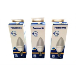 PANASONİC ( 2700K ) ( SARI ) ( 4.9W & E14 ) WARM WHİTE LED MUM AMPUL*20X5