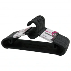 PİHOME Pİ-540 ( 40PCS ) ( MORE SLİM ) ( SİYAH PLASTİK ) ELBİSE ASKISI*12=K