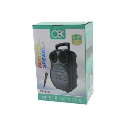 PLATOON BT-612 ( 6.5 ) BLUETOOTH WİRELESS MİKROFONLU HOPARLÖR & SPEAKER ( USB SARJLI ) ( AUX & TF & USB) *18