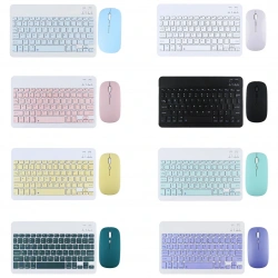 PLATOON PL-388 ( MİNİ & İNCE ) ( USB ŞARJLI KLAVYE & PİLLİ MOUSE SETİ ) ( BLUETOOTH ) ( RENKLİ & 15X24.7CM )*50