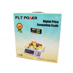 PLT POWER ACS-759D+T ( 40KG ) KAFALI DİJİTAL KARPUZ TERAZİ TARTI*4
