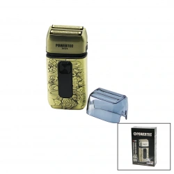 POWERTEC TR-575 (GÜNLÜK SIFIR SAKAL) DİJİTAL TRAŞ MAKİNESİ (METAL GÖVDE) (LED EKRAN& USB ŞARJ& YEDEK BIÇAK)*20