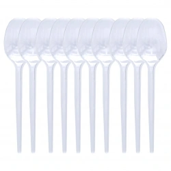 PRATİKON PR-1142 ( ŞEFFAF ) PLASTİK KAŞIK ( 10PCS )*50=K