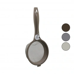 QLUX FINE MESH L-00907 ( NO-12 ) ( 600ML ) ( İNCE ÖRGÜ ) TEL SÜZGEÇ ( RENKLİ PLASTİK SAP & ÇERÇEVE )*33