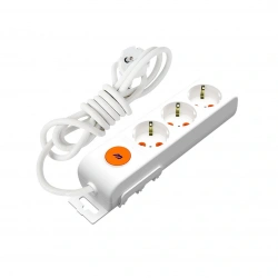 RI-TECH ( 3LÜ ANAHTARLI - 3MT ) UZATMA KABLO & TOPRAKLI GRUP PRİZ ( 001 175 320002 03 00 )*12