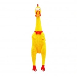 SHRİLLİNG CHİCKEN DMR-1692 ( BÜYÜK ) ( SESLİ ) PLASTİK OYUNCAK HOROZ*240