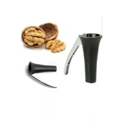 ŞIK MUTFAK RSSLAV RSS-209 ( METAL GRİ KOLLU ) ( DÖKÜM SİYAH HUNİ ) TERMINATOR CEVİZ & FINDIK KIRACAK*72