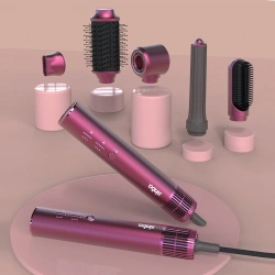 SİNBO SHD-1729 AİR BRUSH  5İN1=BUKLE BAŞLIK-HACİMLE.-DÜZLEŞTİRİCİ FIRÇA-2 BAŞLIK )SAÇ KURUTMA & ŞEKİLLİNDİRME MAKİNESİ (1300W)(3-KDM.HIZ) (3-KDM.SICAKLIK)*4