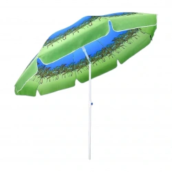 SKYBELT SKY-113 ( 240CM SAPLI ) ( ÇAP: 215CM ) ( RENKLİ RESİMLİ ) PLAJ ŞEMSİYESİ ( 8 TELLİ ) (POLYESTER KUMAŞ)*10=K