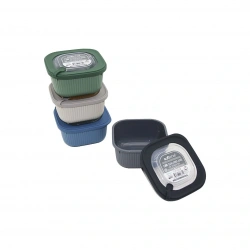 SOFTCHEF-00681 LINE ( 600ML ) RENKLİ PLASTİK SAKLAMA KABI ( VAKUM KAPAK )*24=K