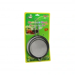 STAİNLESS STEEL ENF-361 ( 3PCS ) ( 16-18-20CM ) ( TEL SÜZGEÇ ) ( METAL ÇERÇEVE & SAP )*48