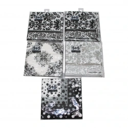 SUNSHİNES S+S YAKUT-10461 ( 20 PCS ) RENKLİ DESENLİ SUNUM PEÇETE ( 33X33CM )*300