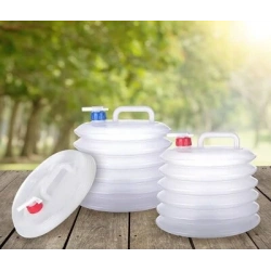 TİTİZ TP-645 ( FDA ) AKORDİYON MUSLUKLU KATLANIR SU BİDONU 10 LT*12