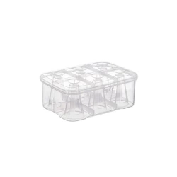 URVE UR-3370 ( 6LI ) ( ÇAY BARDAK ) TAŞIMA APARATI ( ŞEFFAF PLASTİK )*24