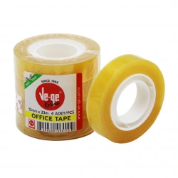 VEGE-1233 SO-1030 ( 12MMX33MT ) PARA BANTI ( OKUL & OFİS & KIRTASİYE ) (KALINLIK : 36 MİCRON) (SU BAZLI AKRİLİK TUTKAL)*4X72