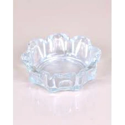 VIDREX G-1025 FLOWER ( CAM & ŞEKİLLİ ) YUVARLAK KÜLLÜK ( ÇAP:10.8CM D:3CM )*48