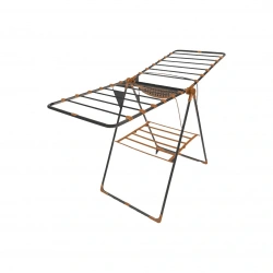 VİPAS PERA ( BLACK & GOLD ) (KANATLI) ÇAMAŞIR KURUTMALIK (KATLANIR) (15KG & 16.5MT KAPASİTE) (MANDAL SEPETLİ)*5=K