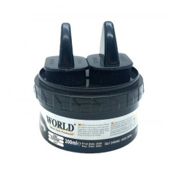 WORLD ( 200ML.) ( SİYAH BLACK ) AYAKKABI BOYASI*12X8