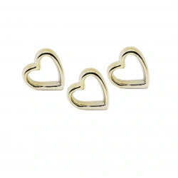 YAKUT-12456 ( TEKLİ KALP ) ( GOLD & SERAMİK ) BİBLO & DEKORATİF SÜS EŞYASI*24X10