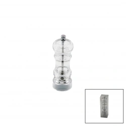 YAKUT-12610 ( KÜÇÜK ) ( ŞEFFAF MİKA KRİSTAL PLASTİK ) BAHARAT ÖĞÜTÜCÜ*72