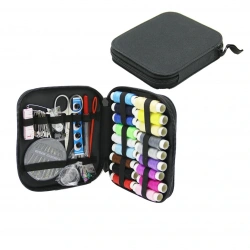 YAKUT-12959 ( 11 ÇEŞİT= 84PCS ) SEYAHAT DİKİŞ SETİ ( MAKAS & İĞNE & İPLİK & MEZURA DÜĞME & MERCEK VB.)*115