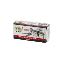 YMK-B68HS ( HİBRİT ) ( 68MM )  ( NİKEL SATEN ) CERMAN BAREL ( KUTULU AMBALAJ ) ( 3 ANAHTAR )*120