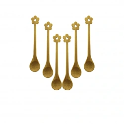 ZHU ZHİ YUAN DMR-8464 ( 6 PCS ) ( MİNİ ) ( BAMBU AHŞAP KAŞIK ) ( 14.5CM )*500