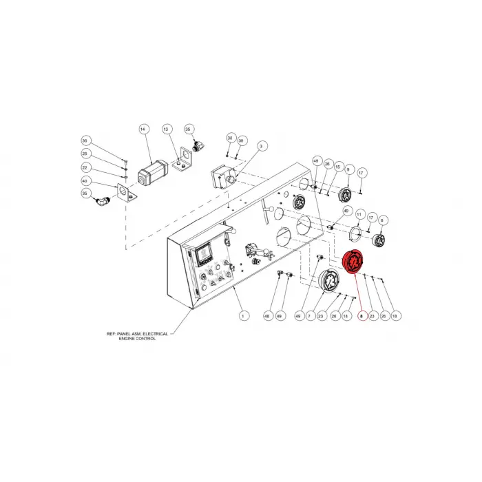 GAUGE, PRESSURE 100MM PM 5000 PSI/BAR
