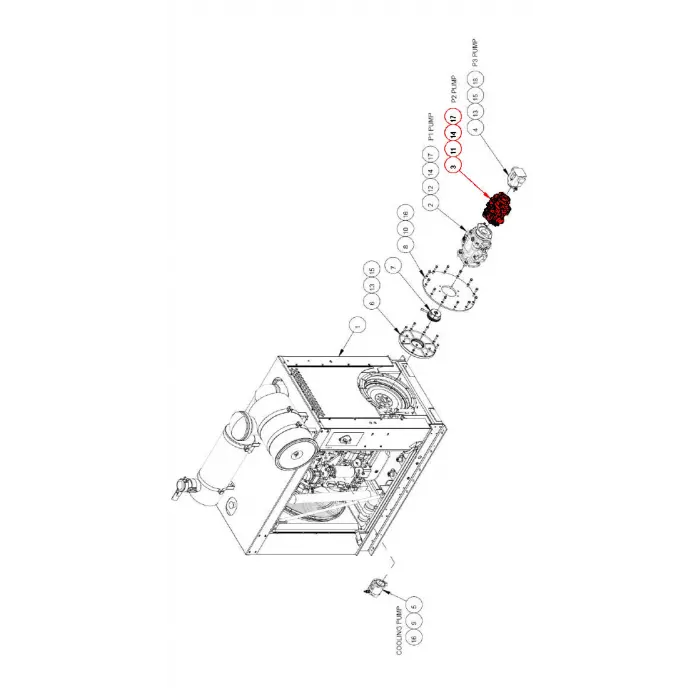 PUMP, HYD PISTON 33 CC