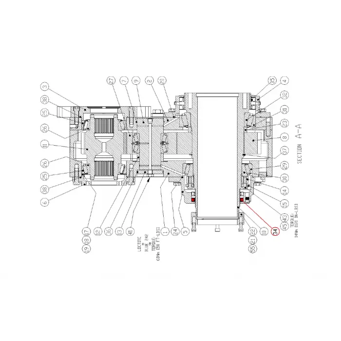 SEAL, OIL, ID 5.75 OD 6.625