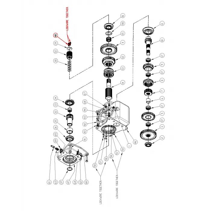C/SCR, HH 7/16-20 UNF x 1 DRILLED HEAD