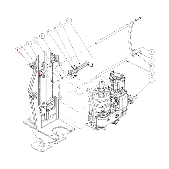 C/SCR, HH 3/4-16 UNF x 2 G8 ZP