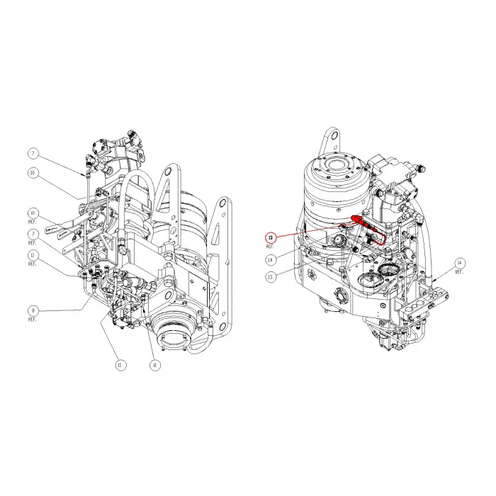 HOSE ASM, 1/2 STR - STR X 63CM