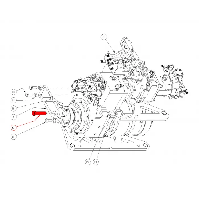 C/SCR, HH 1 UNC x 4 1/2 Lg.