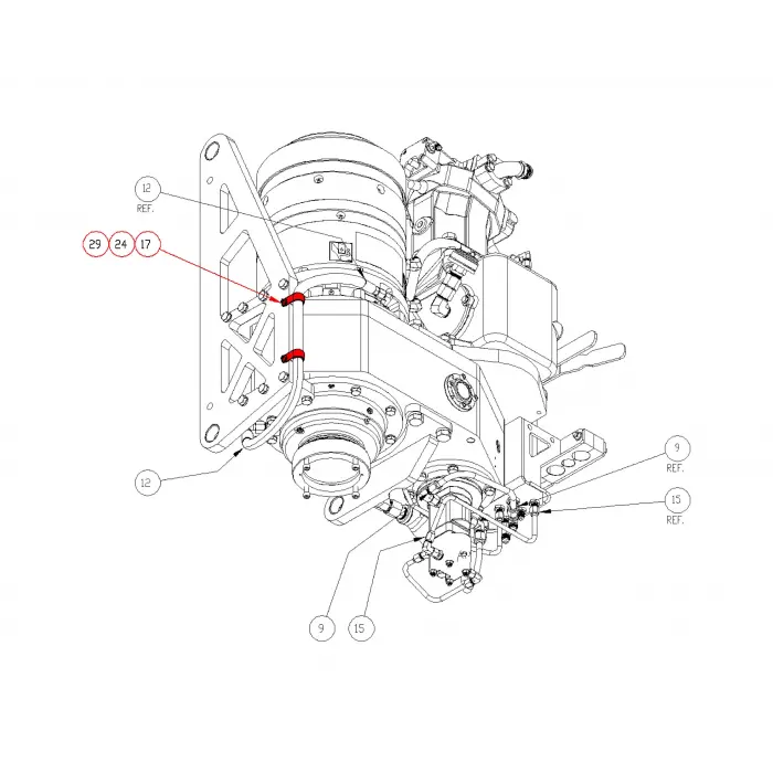 C/SCR, SH 1/4 UNC X 3/4 G8