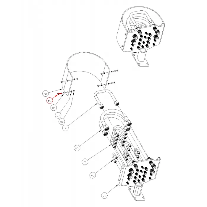C/SCR, HH 1/4-20 UNC x 1-1/4 G8 ZP