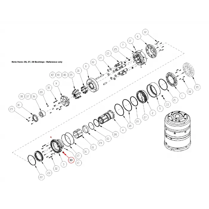 ADAP, HYD PLUG HH 8 MORB