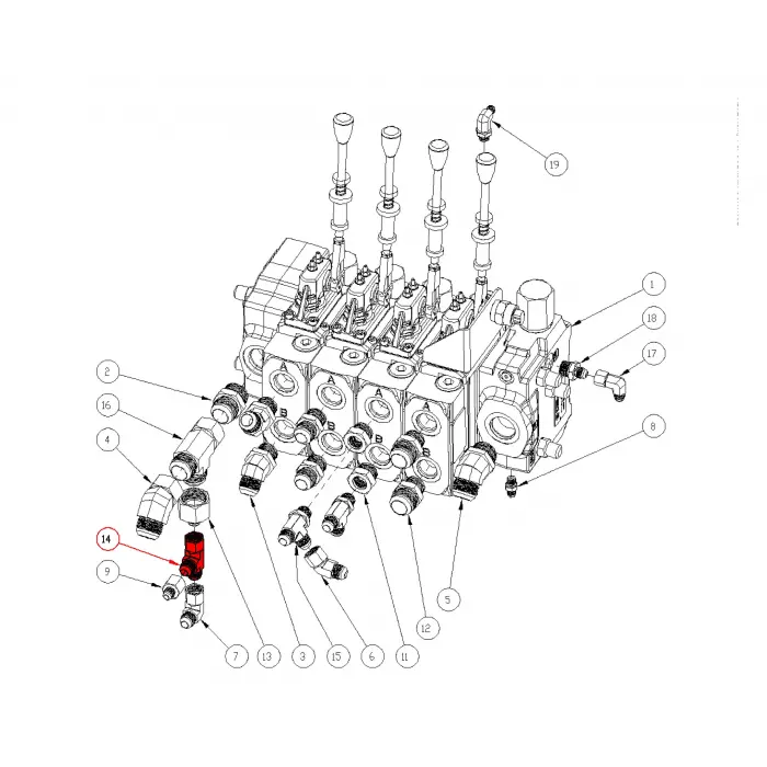 ADAP, HYD TEE 8 MJ 8 FJS 8 MJ