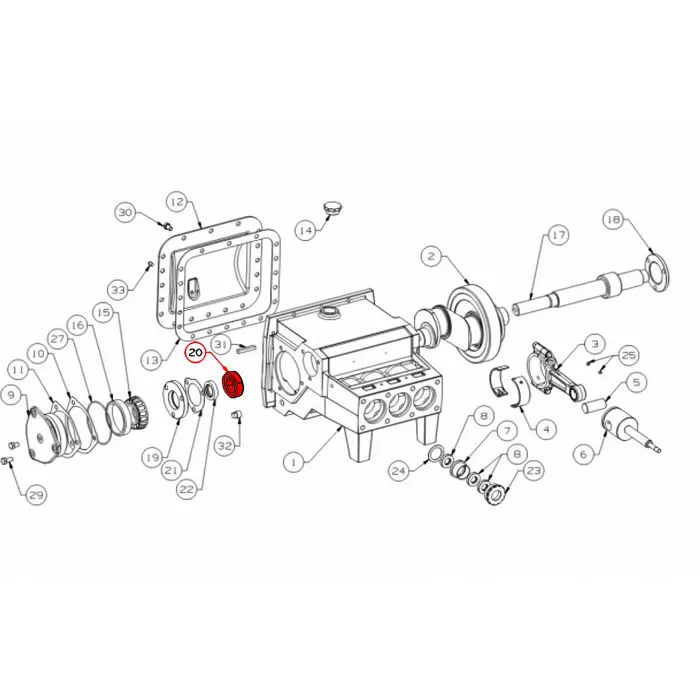 BEARING, DEEP GROOVE BALL CRANKSHAFT