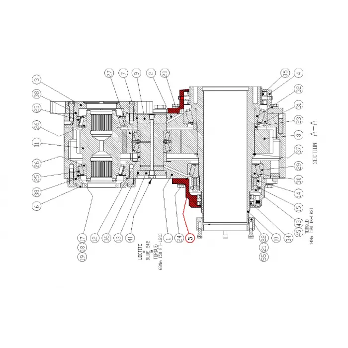 CAP- BEARING LOWER (OUTPUT)
