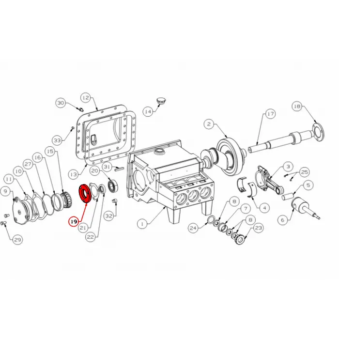 CAP-BEARING, PINION(OPEN)
