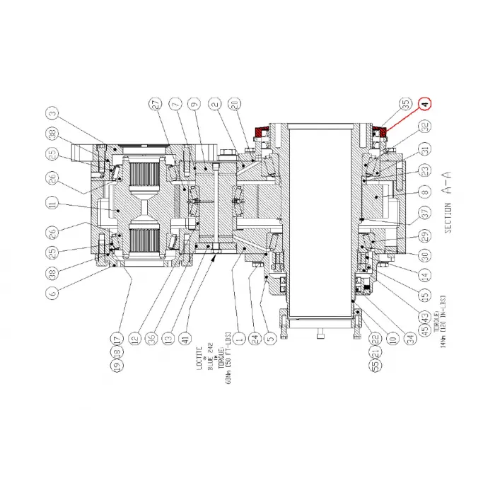 CAP- BEARING UPPER (OUTPUT)