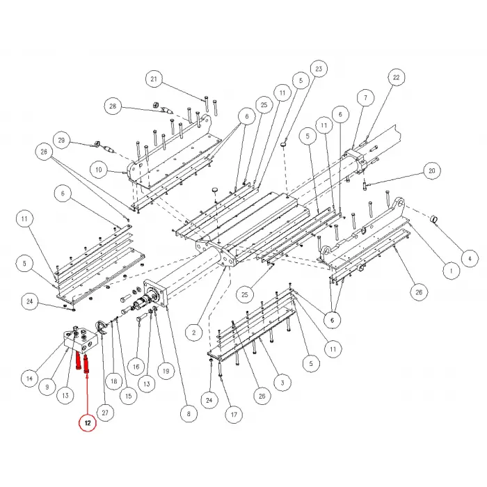 C/SCR, SH SHOULDER 3/4 x 3 LG
