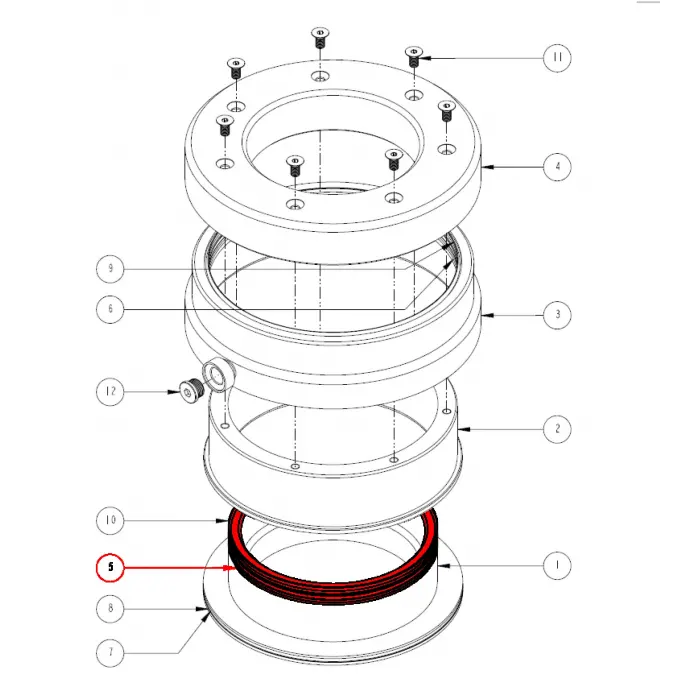 CUP SEAL, OUTER PISTON URETHANE