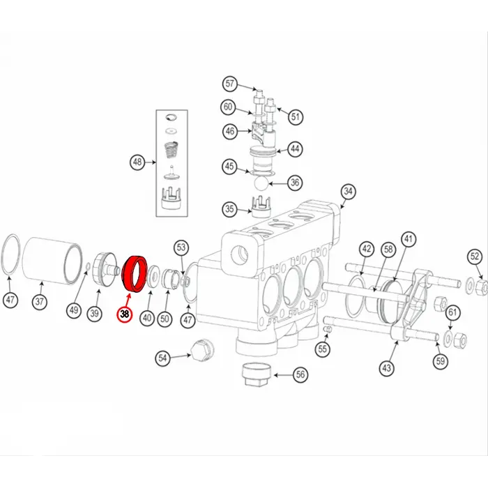 CYLINDER PACKING, ABRASIVE