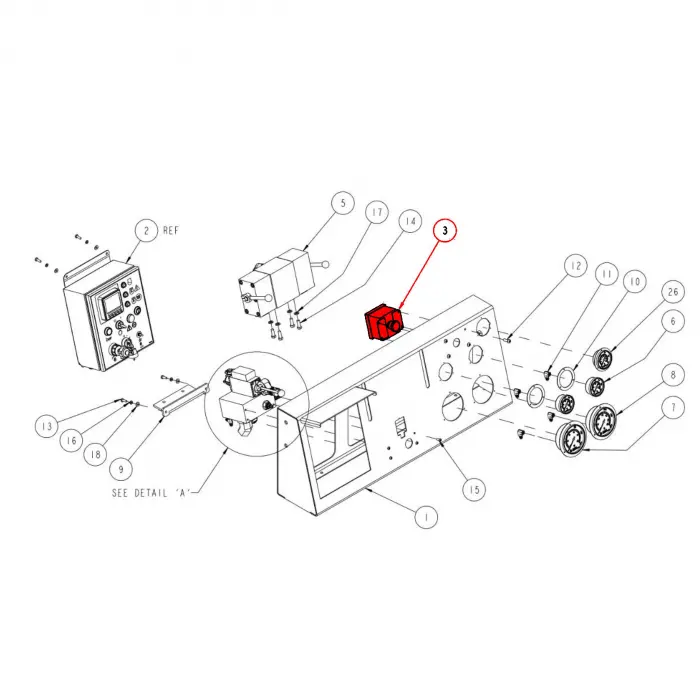 E-STOP ASSEMBLY, CONSOLE