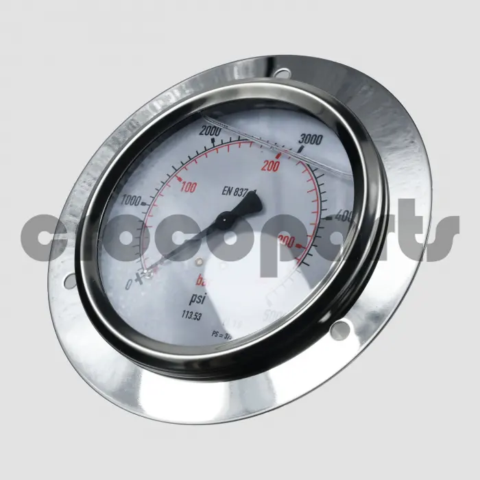 GAUGE, PRESSURE 100MM PM 1500 PSI/BAR 3548533