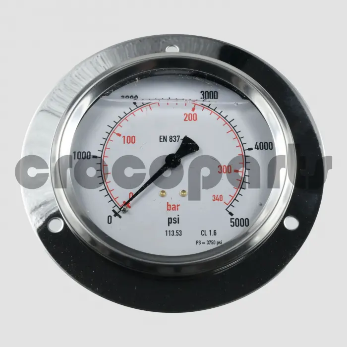 GAUGE, PRESSURE 100MM PM 1500 PSI/BAR 3548533