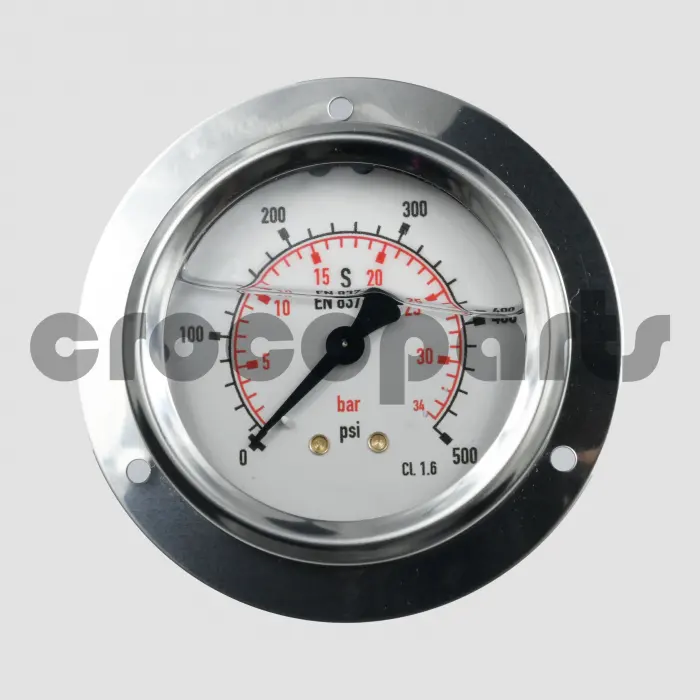 GAUGE,PRESSURE 63MM PM 500 PSI/BAR