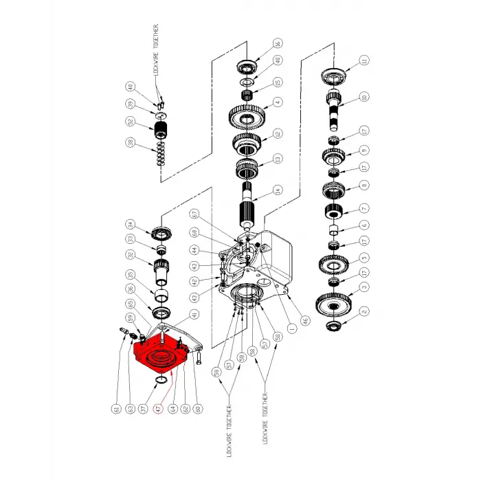 HOUSING, MOTOR ADAPT REWORK